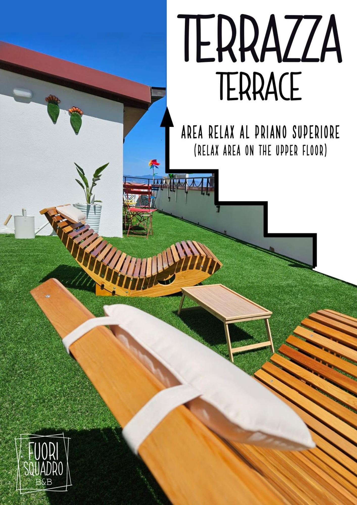 B&B Fuori Squadro - In Centro Con Terrazza Relax Vista Mare Reggio di Calabria Eksteriør bilde